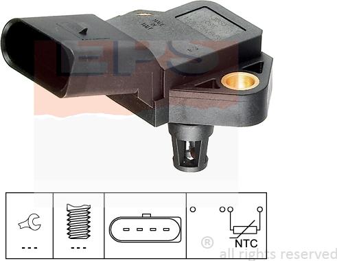 MDR EPS-1994 040 - Sensor, giriş havasının temperaturu furqanavto.az