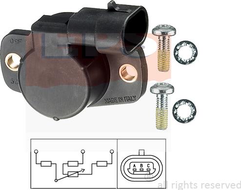 MDR EPS-1995 001 - Sensor, tənzimləyici mövqeyi furqanavto.az