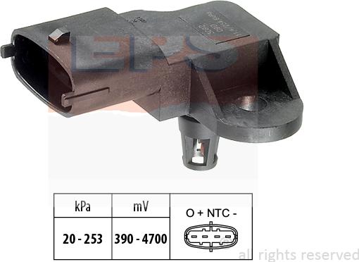 MDR EPS-1993 092 - Sensor, işlənmiş təzyiq furqanavto.az