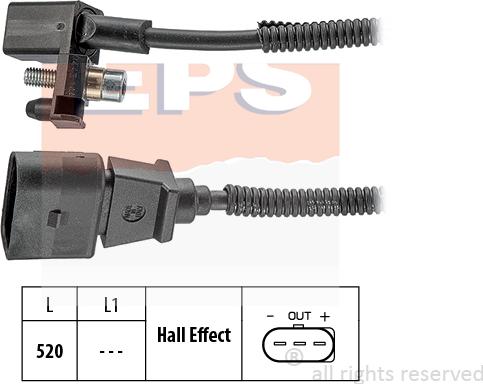 MDR EPS-1953 443 - Sensor, krank mili nəbzi furqanavto.az