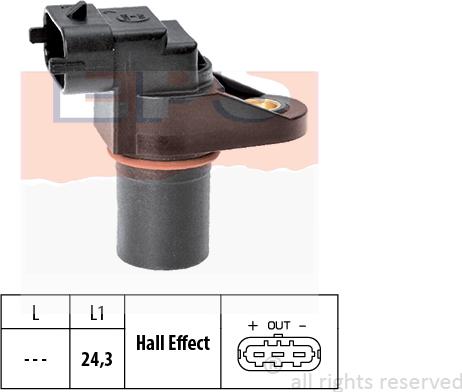 MDR EPS-1953 459 - Sensor, eksantrik mili mövqeyi furqanavto.az