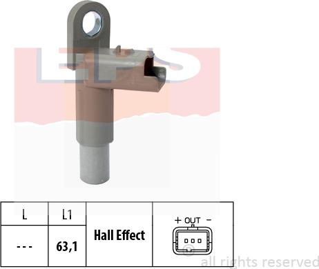 MDR EPS-1953 463 - Sensor, eksantrik mili mövqeyi furqanavto.az