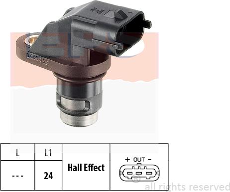 MDR EPS-1953 438 - Sensor, eksantrik mili mövqeyi furqanavto.az