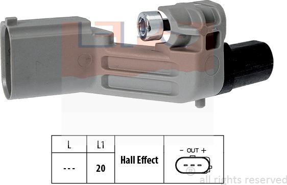 MDR EPS-1953 598 - Sensor, krank mili nəbzi furqanavto.az