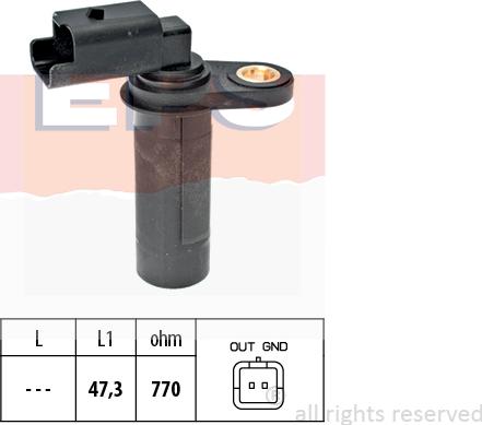 MDR EPS-1953 538 - Sensor, krank mili nəbzi furqanavto.az