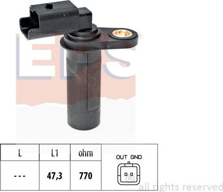 MDR EPS-1953 538 - Sensor, krank mili nəbzi furqanavto.az