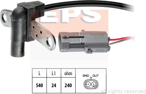 MDR EPS-1953 016 - Sensor, krank mili nəbzi furqanavto.az