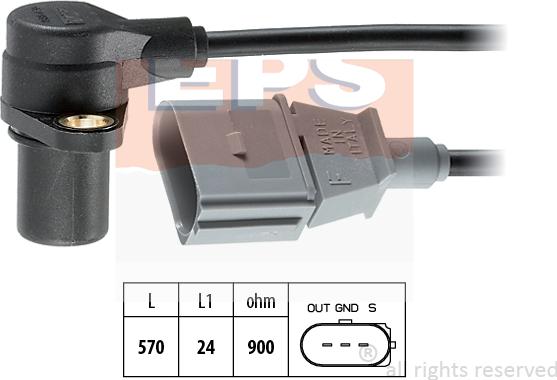 MDR EPS-1953 172 - Sensor, krank mili nəbzi furqanavto.az