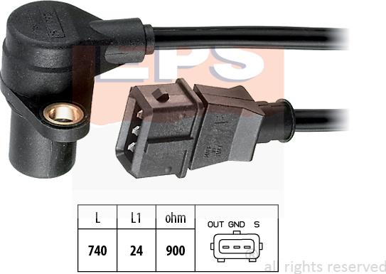 MDR EPS-1953 214 - Sensor, krank mili nəbzi furqanavto.az