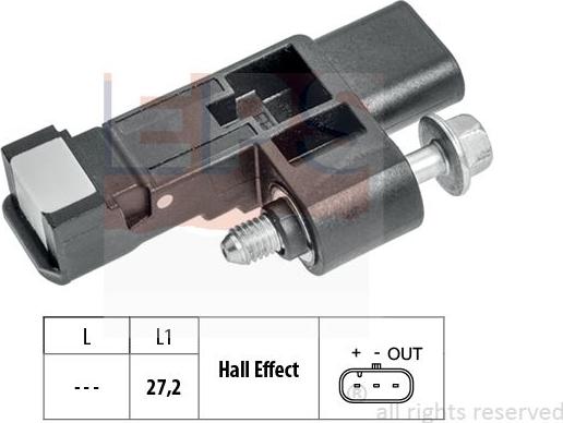 MDR EPS-1953 789 - Sensor, krank mili nəbzi furqanavto.az