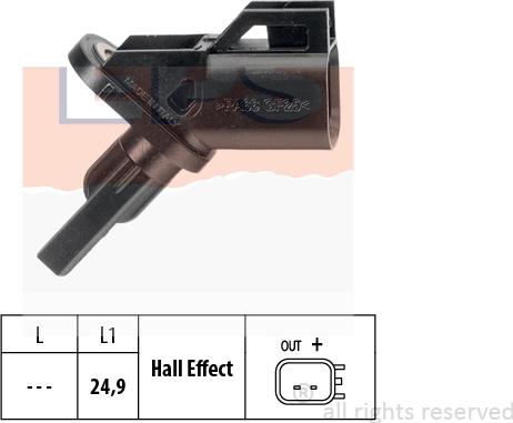 MDR EPS-1960 005 - Sensor, təkər sürəti furqanavto.az