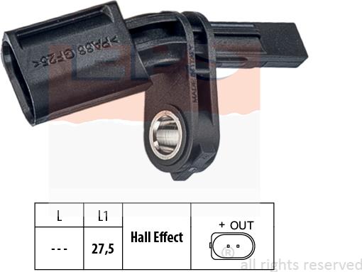 MDR EPS-1960 006 - Sensor, təkər sürəti furqanavto.az