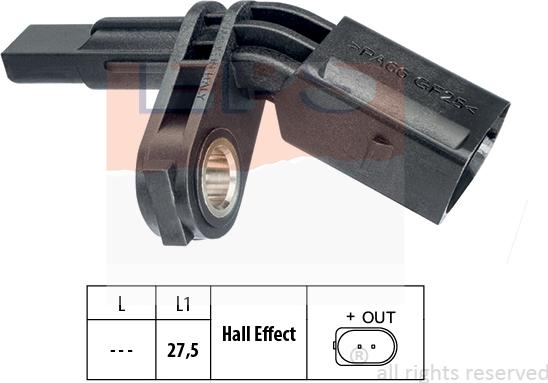 MDR EPS-1960 007 - Sensor, təkər sürəti furqanavto.az