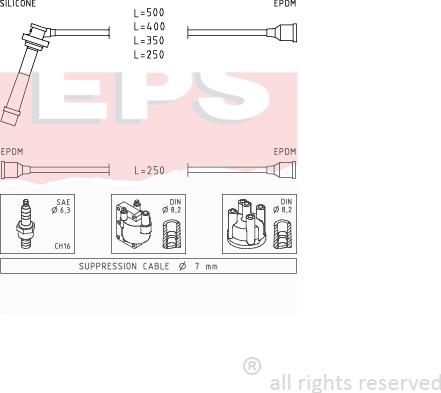 MDR EPS-1499 004 - Alovlanma kabeli dəsti furqanavto.az