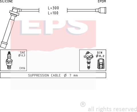 MDR EPS-1499 013 - Alovlanma kabeli dəsti furqanavto.az