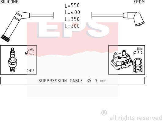 MDR EPS-1499 119 - Alovlanma kabeli dəsti furqanavto.az