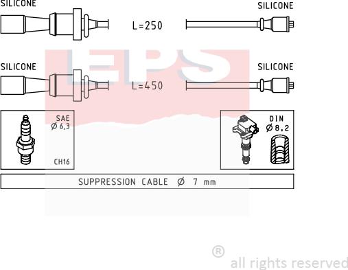 MDR EPS-1499 241 - Alovlanma kabeli dəsti furqanavto.az