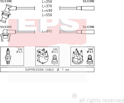 MDR EPS-1500 920 - Alovlanma kabeli dəsti furqanavto.az