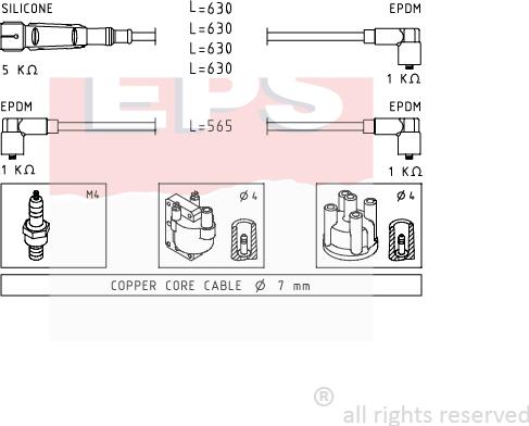 MDR EPS-1500 493 - Alovlanma kabeli dəsti furqanavto.az