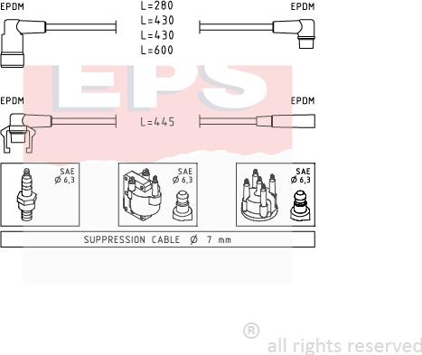 MDR EPS-1500 415 - Alovlanma kabeli dəsti furqanavto.az