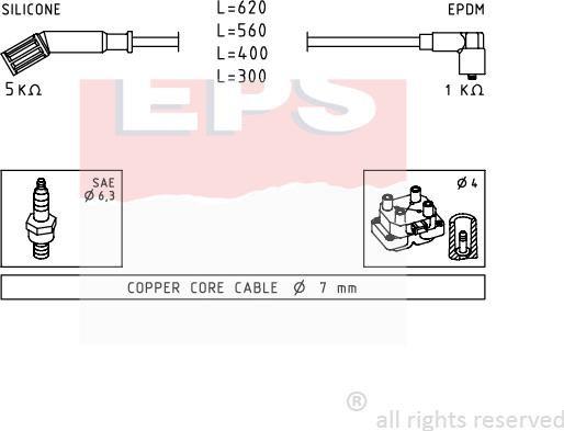 MDR EPS-1500 694 - Alovlanma kabeli dəsti furqanavto.az