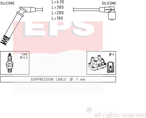 MDR EPS-1500 634 - Alovlanma kabeli dəsti furqanavto.az