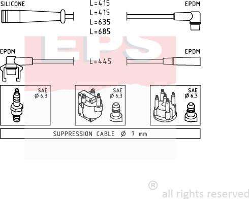 MDR EPS-1500 801 - Alovlanma kabeli dəsti furqanavto.az