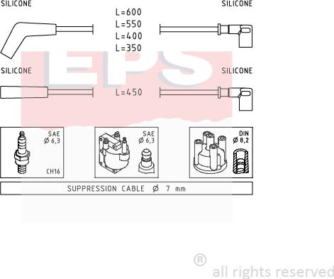 MDR EPS-1501 914 - Alovlanma kabeli dəsti furqanavto.az