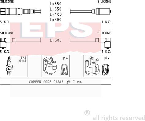 MDR EPS-1501 937 - Alovlanma kabeli dəsti furqanavto.az