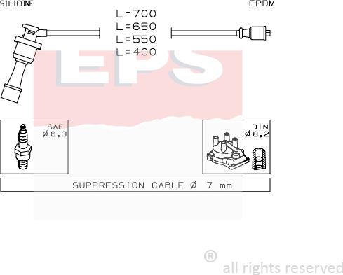 MDR EPS-1501 401 - Alovlanma kabeli dəsti furqanavto.az