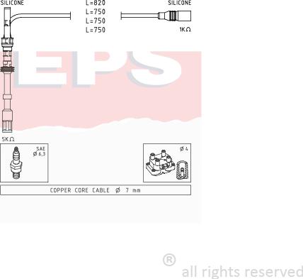 MDR EPS-1501 489 - Alovlanma kabeli dəsti furqanavto.az