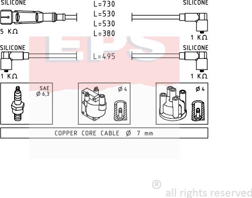 MDR EPS-1501 640 - Alovlanma kabeli dəsti furqanavto.az