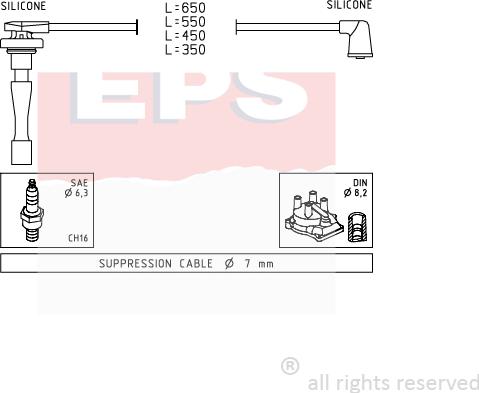 MDR EPS-1501 709 - Alovlanma kabeli dəsti furqanavto.az