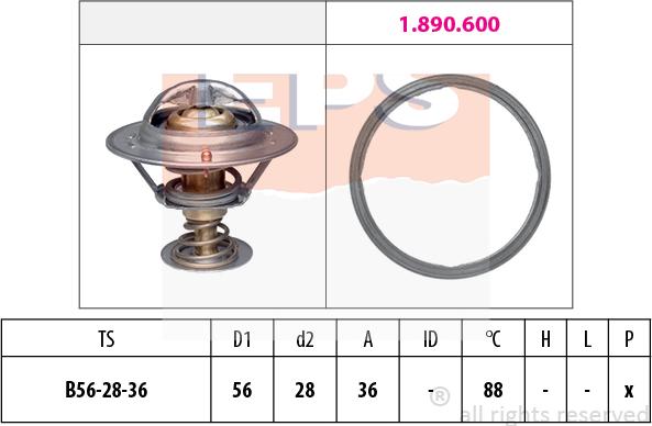 MDR EPS-1880 948 - Termostat, soyuducu furqanavto.az