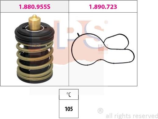 MDR EPS-1880 955 - Termostat, soyuducu furqanavto.az