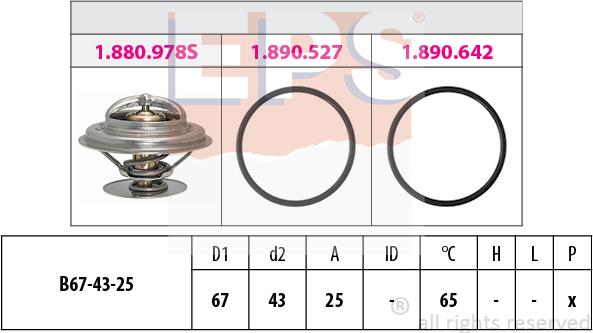 MDR EPS-1880 978 - Termostat, soyuducu furqanavto.az