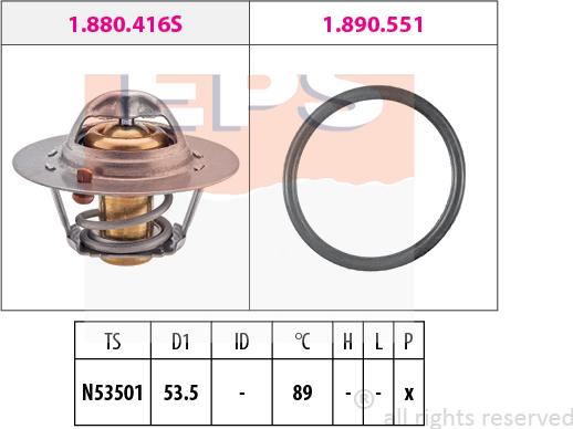 MDR EPS-1880 416 - Termostat, soyuducu furqanavto.az