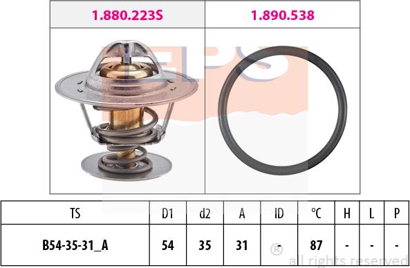 MDR EPS-1880 434 - Termostat, soyuducu furqanavto.az