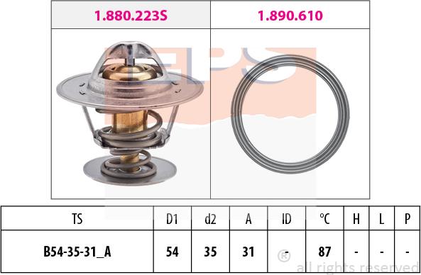 MDR EPS-1880 435 - Termostat, soyuducu furqanavto.az