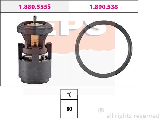 MDR EPS-1880 555 - Termostat, soyuducu furqanavto.az