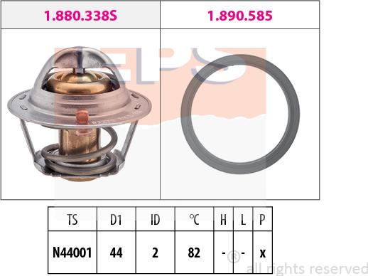 MDR EPS-1880 517 - Termostat, soyuducu furqanavto.az