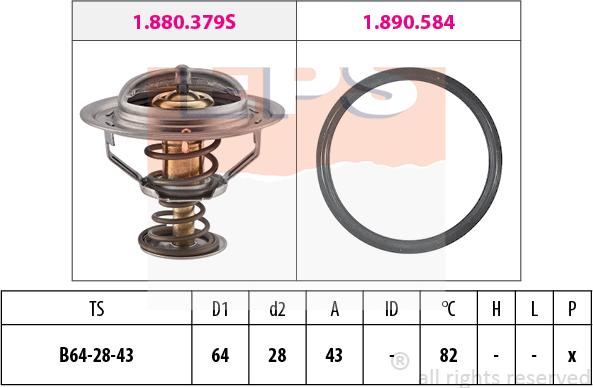 MDR EPS-1880 649 - Termostat, soyuducu furqanavto.az