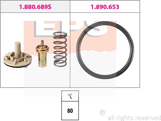 MDR EPS-1880 689 - Termostat, soyuducu furqanavto.az