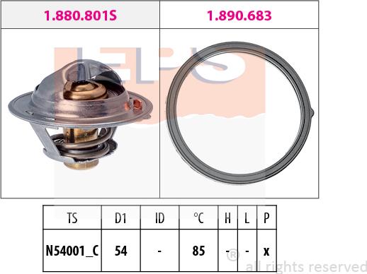 MDR EPS-1880 803 - Termostat, soyuducu furqanavto.az