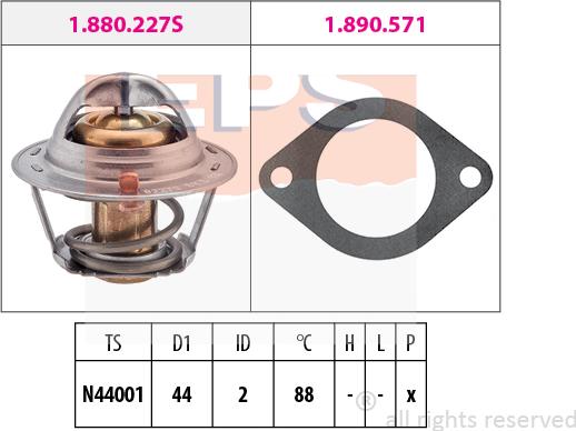 MDR EPS-1880 390 - Termostat, soyuducu furqanavto.az