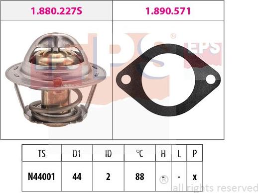 MDR EPS-1880 390 - Termostat, soyuducu furqanavto.az