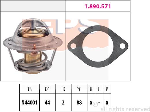 MDR EPS-1880 369 - Termostat, soyuducu furqanavto.az