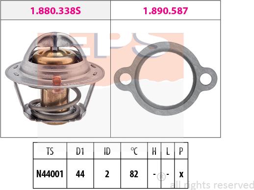 MDR EPS-1880 368 - Termostat, soyuducu furqanavto.az