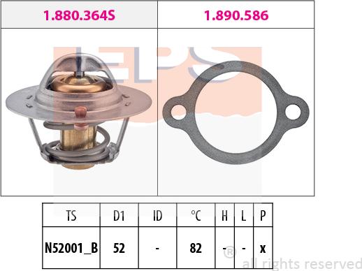 MDR EPS-1880 367 - Termostat, soyuducu furqanavto.az