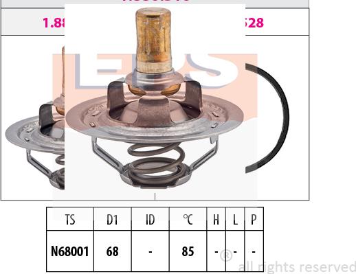 MDR EPS-1880 310S - Termostat, soyuducu furqanavto.az